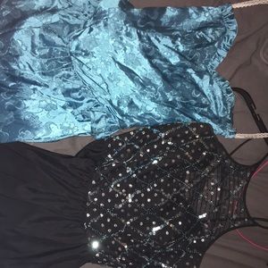 Two long dresses from the 80’s